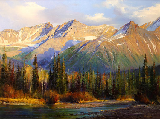 Paul Dykman Oil on Canvas landscapes. Western Artwork